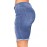 Blue Making Waves Denim Bermudas